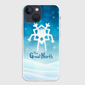 Чехол для iPhone 13 mini с принтом The Great North | Великий север | Снежин в Тюмени,  |  | cartoon | great north | the great north | tv series | аляска | великий север | мульт | мультфильм | сериал | снежик | снежинка