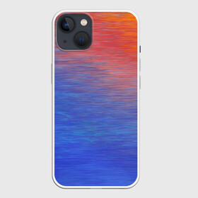 Чехол для iPhone 13 с принтом Закат в море в Тюмени,  |  | блеск | блик | вода | градиент | жидкость | закат | звезда | космос | море | океан | отблеск | отражение | планета | рассвет | свет | солнце