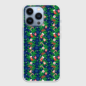 Чехол для iPhone 13 Pro с принтом Новогодние Игрушки на Ёлке в Тюмени,  |  | christmas | merry christmas | santa claus | дед мороз | ёлка | елочные шары | игрушки | новый год | подарки | праздник | с новым годом | санта клаус | снегурочка | украшения