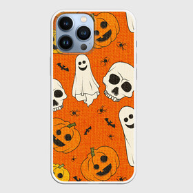Чехол для iPhone 13 Pro Max с принтом УЖАСТИКИ НА ВЯЗАНКЕ в Тюмени,  |  | bundle | ghost | ghosts | halloween | haloween | knitting | pumpkin | skull | skulls | spider | spiders | вязанка | паук | пауки | призрак | призраки | тыква | хеллоин | хеллоуин | хелоин | хелоуин | хэллоин | хэллоуин | хэлоин | хэлоуин | 