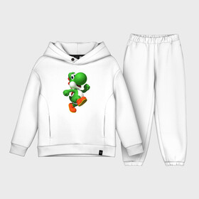 Детский костюм хлопок Oversize с принтом 3d Yoshi в Тюмени,  |  | mario | nintendo | video game | yoshi | видео игра | йоши | марио | нинтендо