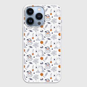 Чехол для iPhone 13 Pro с принтом Patern Halloween 7 в Тюмени,  |  | 31 | bones | holiday | skull | spider | witches