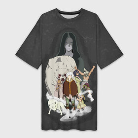 Платье-футболка 3D с принтом для тебя бессмертный Фуши в Тюмени,  |  | гугу | марта | мати | наблюдатель | парона | пиоран | фуши | чернышь