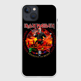 Чехол для iPhone 13 с принтом Nights of the Dead, Legacy of the Beast   Iron Maiden в Тюмени,  |  | iron maiden | адриан смит | айран | айрон | группа | дэйв мюррей | железная дева | ирон | майден | мейд | мейден | метал | мрачный | музыка | песни | рок | стив харрис | тяжелый | хеви | хевиметал