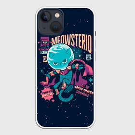 Чехол для iPhone 13 с принтом mysterio cat 3d в Тюмени,  |  | 3d | cat | comics | cute | hero | kitten | kitty | mysterio | mysterio cat 3d | retro | spider | villain | звезды | комиксы | космос | кот | коты | кошка | кошки | мистика