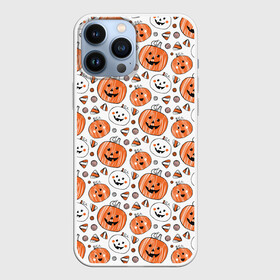 Чехол для iPhone 13 Pro Max с принтом Patern Halloween 17 в Тюмени,  |  | Тематика изображения на принте: 31 | bones | holiday | skull | spider | witches