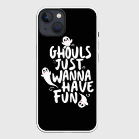Чехол для iPhone 13 с принтом Монстры просто хотят веселья в Тюмени,  |  | ghost | ghouls | halloween | monster | monsters | mystic | гули | мистика | монстры | призраки | упыри | упырь | хэллоуин | чудовища