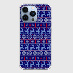 Чехол для iPhone 13 Pro с принтом Very merry christmas and happy new year в Тюмени,  |  | вязание | новый год | олень | рождество | снежинка