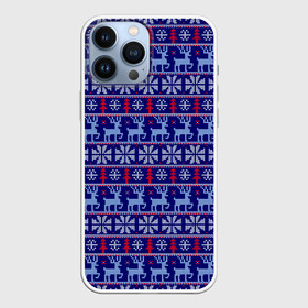 Чехол для iPhone 13 Pro Max с принтом Very merry christmas and happy new year в Тюмени,  |  | вязание | новый год | олень | рождество | снежинка