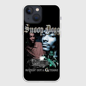 Чехол для iPhone 13 mini с принтом Snoop Doggy Dogg в Тюмени,  |  | black | calvin | dogg | gangsta | hip hop | music | rap | snoop | usa | гангстер | дог | крутой | музыка | рэп | снуп | сша | хип хоп