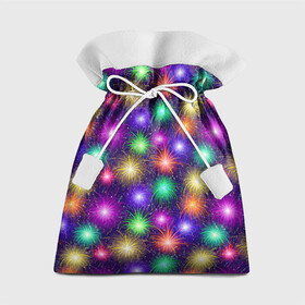 Подарочный 3D мешок с принтом Фейерверк (салют) в Тюмени, 100% полиэстер | Размер: 29*39 см | Тематика изображения на принте: merry christmas | взрыв | выпускной | день победы | день рождения | новый год | праздник | разноцветные огни | салют | фейерверк | юбилей