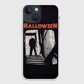 Чехол для iPhone 13 mini с принтом Майкл Майерс. Хэллоуин в Тюмени,  |  | face | ghost | ghouls | halloween | killer | leather | michael | monster | myers | кожаное | лицо | майерс | майкл | монстр | призрак | упырь | хэллоуин