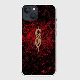 Чехол для iPhone 13 с принтом Slipknot RED | Рок Слипкнот в Тюмени,  |  | grunge | logo | metal | music | rock | slipknot | брызги | гранж | группа | капли | козел | краски | кровь | логотип | металл | музыка | надпись | пентаграмма | потертости | рок | слипкнот | точки | трещины | узор | цифры