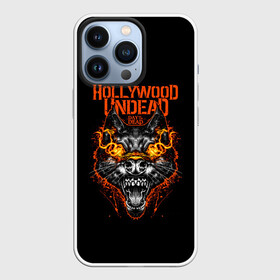 Чехол для iPhone 13 Pro с принтом Hollywood Undead DAY of the DEAD в Тюмени,  |  | hollywood undead | hu | андед | волк | волчья голова | голивуд | голливуд | голливудская нежить | группа | гу | огненные глаза | огненный взгляд | орел | оскал | пасть | птица | реп | рок | рэп | рэпкор | силуэт