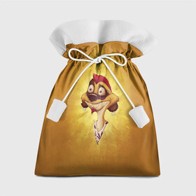 Подарочный 3D мешок с принтом Тимон в Тюмени, 100% полиэстер | Размер: 29*39 см | Тематика изображения на принте: animal | character | drawing | meerkat | timon | животное | персонаж | рисунок | сурикат | тимон