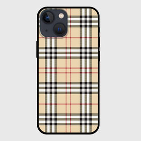 Чехол для iPhone 13 mini с принтом клетчатый принт в стиле Burberry в Тюмени,  |  | 3d | brand | burberry | бежевый | берберри | бренд | клетка | клетчатый | клетчатый принт | фон