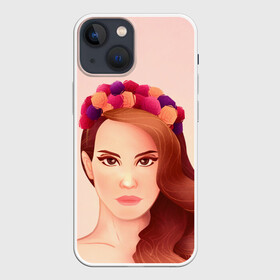 Чехол для iPhone 13 mini с принтом Painted Lana в Тюмени,  |  | lana del ray | pop music | исполнитель | исполнительница | лана дел рэй | музыка | поп | попса
