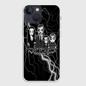 Чехол для iPhone 13 mini с принтом Addams family | Семейка Аддамс в Тюмени,  |  | адамс | аддамс | гомес | гомэс | мультфильм | пагзли | пагсли | семейка адамс | семейка аддамс | уэнздэй
