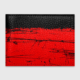 Обложка для студенческого билета с принтом КРАСНЫЙ ГРАНЖ | RED GRUNGE в Тюмени, натуральная кожа | Размер: 11*8 см; Печать на всей внешней стороне | grunge | red | брызги | брызги краски | гранж | краска | краска и ничего лишнего | красная краска | красный | пятна | разводы | черно красный