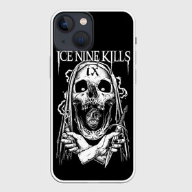 Чехол для iPhone 13 mini с принтом Ice Nine Kills, The Silver Scream в Тюмени,  |  | heavy metal | ice nine | ice nine kills | ink | the silver scream | группы | метал | музыка | рок