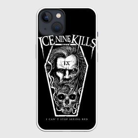 Чехол для iPhone 13 с принтом Ice Nine Kills,  I cant stop seeing red в Тюмени,  |  | heavy metal | ice nine | ice nine kills | ink | группы | метал | музыка | рок