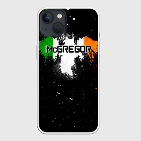 Чехол для iPhone 13 с принтом Ирландский орел Конор МакГрегор в Тюмени,  |  | conor mcgregor | fighter | irish | m1 | martial | mixed | the notorious | ufc | ufs | wrestling | боевые | боец | борьба | единоборства | ирландский | искусства | конор макгрегор | м1 | мма | печально известный | смешанные | юфс