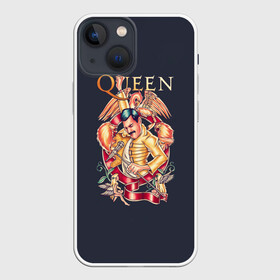 Чехол для iPhone 13 mini с принтом Queen   Фредди Меркьюри в Тюмени,  |  | freddie mercury | queen | quen | глэм | квин | королева | куин | меркури | меркьюри | музыкант | мэркури | певец | песня | поп | рок группа | фаррух булсара | фредди | фреди | хард | хардрок