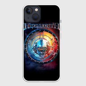 Чехол для iPhone 13 с принтом Megadeth, Super Collider в Тюмени,  |  | heavy metal | megadeth | metal | super collider | группы | метал | музыка | рок | трэшметал | хардрок | хевиметал