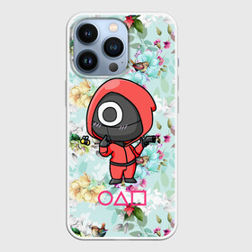 Чехол для iPhone 13 Pro с принтом Игра в кальмара   охота за пчелкой в Тюмени,  |  | among us | squid game | выживание | игра в кальмара | кальмар | корейский | корея | хван чжун хо | чо сан
