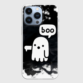 Чехол для iPhone 13 Pro с принтом ХЕЛЛУОИН ПРИВЕДЕНИЕ БУ   HALLOWEEN GHOST BOO в Тюмени,  |  | bats | bones | ghost | halloween | pumpkin | skull | кости | летучие мыши | приведение | призрак | скелет | тыква | хеллоуин | хоррор | хэллоуин