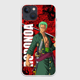 Чехол для iPhone 13 с принтом Ророноа Зоро, One Piece в Тюмени,  |  | anime | one piece | roronoa | roronoa zoro | zoro | аниме | большой куш | ван пис | ванпис | ророноа зоро