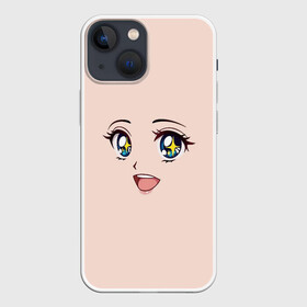 Чехол для iPhone 13 mini с принтом милое аниме лицо в Тюмени,  |  | anime | аниме | лицо | смайлик | улыбка