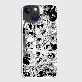 Чехол для iPhone 13 mini с принтом One Piece Манга страницы в Тюмени,  |  | Тематика изображения на принте: anime | manga | one piece | аниме | большой куш | ван пис | манга | раскадровка | страницы