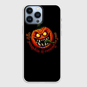 Чехол для iPhone 13 Pro Max с принтом Уродливая тыква идет к тебе. в Тюмени,  |  | halloween | monster | pumpkin | тыква | хеллоуин