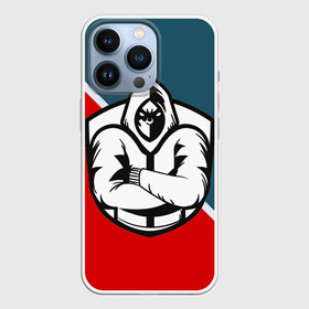 Чехол для iPhone 13 Pro с принтом Game OVER   Воин 3D в Тюмени,  |  | Тематика изображения на принте: боец | воин | игра | креатив | логотип