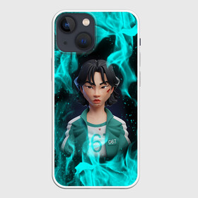 Чехол для iPhone 13 mini с принтом Кан Сэ Бёк 3D ART | 067 в Тюмени,  |  | 067 | art | netflix | squid game | арт | игра | игра в кальмара | кан сэ бёк | нетфликс | сериал | чон хо ён