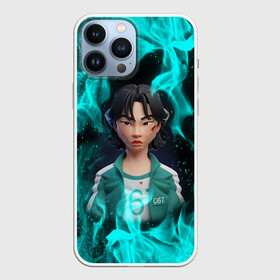 Чехол для iPhone 13 Pro Max с принтом Кан Сэ Бёк 3D ART | 067 в Тюмени,  |  | 067 | art | netflix | squid game | арт | игра | игра в кальмара | кан сэ бёк | нетфликс | сериал | чон хо ён