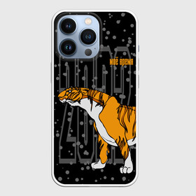 Чехол для iPhone 13 Pro с принтом Моё время 2022 в Тюмени,  |  | 2022 | beast | holiday | is | my time | new year | night | predator | snowfall | tiger | winter | year of the tiger | год тигра | зверь | зима | идет | моё время | новый год | ночь | праздник | снегопад | тигр | хищник