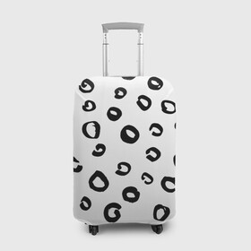 Чехол для чемодана 3D с принтом Леопардовый окрас в Тюмени, 86% полиэфир, 14% спандекс | двустороннее нанесение принта, прорези для ручек и колес | дизайнерский | животные | леопард | паттерн | полный принт | тренд | фул
