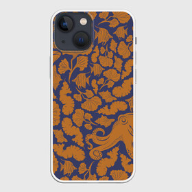 Чехол для iPhone 13 mini с принтом Морская гуашь в Тюмени,  |  | гуашь | натюрморт | рыбы | топ | тренд