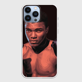 Чехол для iPhone 13 Pro Max с принтом Перед боем в Тюмени,  |  | box | muhammad ali | sport | sports | sportsmen | бокс | легенда | мухаммад али | мухаммед али | спорт | спортсмен