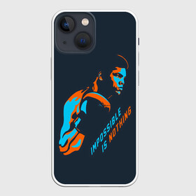 Чехол для iPhone 13 mini с принтом Нет невозможного в Тюмени,  |  | box | muhammad ali | sport | sports | sportsmen | бокс | легенда | мухаммад али | мухаммед али | спорт | спортсмен