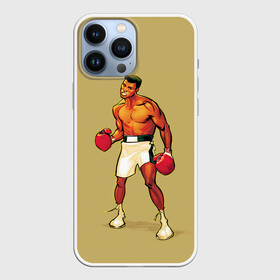 Чехол для iPhone 13 Pro Max с принтом Ali Art в Тюмени,  |  | Тематика изображения на принте: box | muhammad ali | sport | sports | sportsmen | бокс | легенда | мухаммад али | мухаммед али | спорт | спортсмен