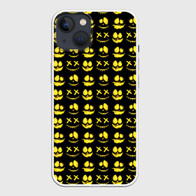 Чехол для iPhone 13 с принтом Прикольные смайлы Хэллоуин  Halloween в Тюмени,  |  | Тематика изображения на принте: halloween | костюмы на хэллоун | праздник | хайп | хэллоуин