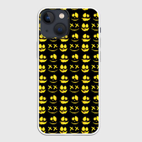 Чехол для iPhone 13 mini с принтом Прикольные смайлы Хэллоуин  Halloween в Тюмени,  |  | halloween | костюмы на хэллоун | праздник | хайп | хэллоуин
