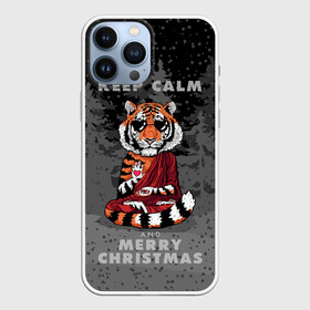 Чехол для iPhone 13 Pro Max с принтом Keep calm and Merry Christmas в Тюмени,  |  | 2022 | beast | buddhist | heart | keep calm and merry christmas | meditation | new year | spruce forest | tiger | year of the tiger | буддист | год тигра | ельник | зверь | медитация | новый год | сердце | тигр | черные очки