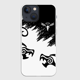 Чехол для iPhone 13 mini с принтом ТОКИЙСКИЕ МСТИТЕЛИ ВАЛЬГАЛЛА в Тюмени,  |  | anime | draken | mikey | tokyorevengers | valhalla | аниме | вальгала | дракен | иероглифы | кэн | манга | мандзиро | микки | рюгудзи | сано | символы | токийские мстители
