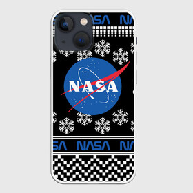 Чехол для iPhone 13 mini с принтом НАСА (НОВЫЙ ГОД) в Тюмени,  |  | nasa | space | астрология | звезды | космонавт | космос | луна | наса | планета