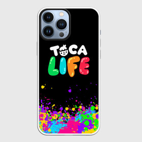 Чехол для iPhone 13 Pro Max с принтом TOCA BOCA LIFE БРЫЗГИ КРАСОК в Тюмени,  |  | Тематика изображения на принте: digital toys | gamer | games | helicopter taxi | pets | toca boca | toca hair salon | toca kitchen | toca life | toca life city | toca life worl | toca tea party | video games | игры