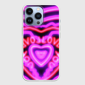 Чехол для iPhone 13 Pro с принтом Lover love в Тюмени,  |  | love | love you | lover | люблю | любовь | розовое сердце | сердечко | сердце